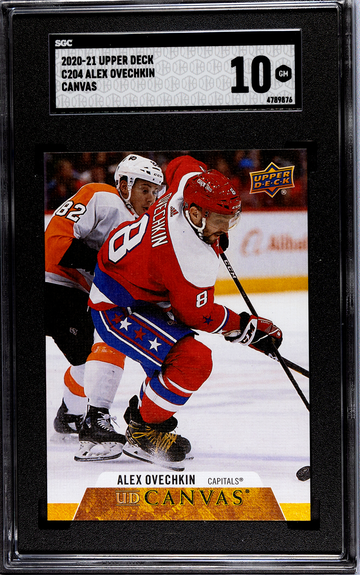 2020-21 Upper Deck Canvas #C204 Alex Ovechkin SGC 10