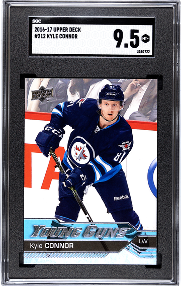 2016-17 Upper Deck Young Guns #212 Kyle Connor RC SGC 9.5