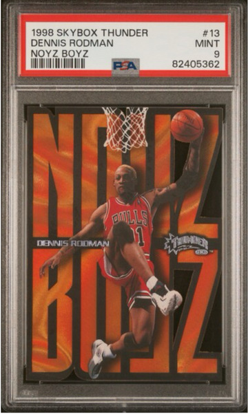 1998 Skybox Dennis Rodman Noyz Boyz PSA 9