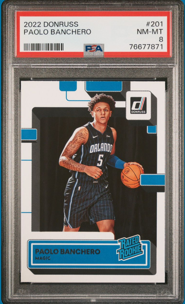 Paolo banchero donruss rated rookie 201
