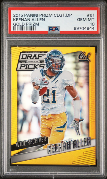 2015 Prizm Draft Keenan Allen Gold Prizm #5/10 Chargers POP 1 Bears 🎆