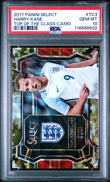2017-18 Panini Select FIFA Harry Kane Top of The Class England PSA 10 !