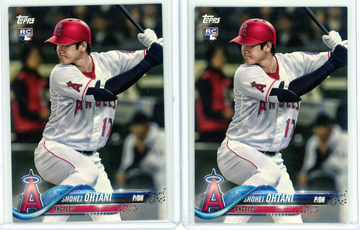 2018 Topps Team Set #A-17 Shohei Ohtani Lot of 2