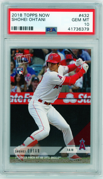 2018 Topps Now #432 Shohei Ohtani PSA 10 GEM MINT!