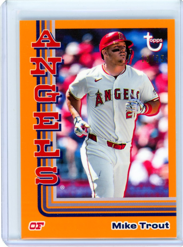 2024 Topps Brooklyn Collection 27 Mike Trout Orange