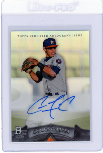2014 Bowman Platinum #AP-CCO Carlos Correa Prospect Autograph