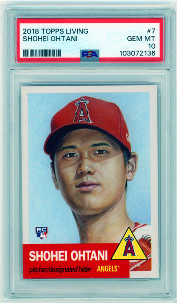 2018 Topps Living #7 Shohei Ohtani PSA 10 GEM MINT!