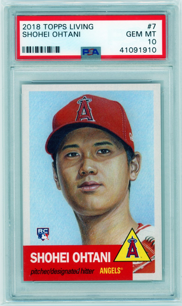 2018 Topps Living #7 Shohei Ohtani PSA 10 GEM MINT!