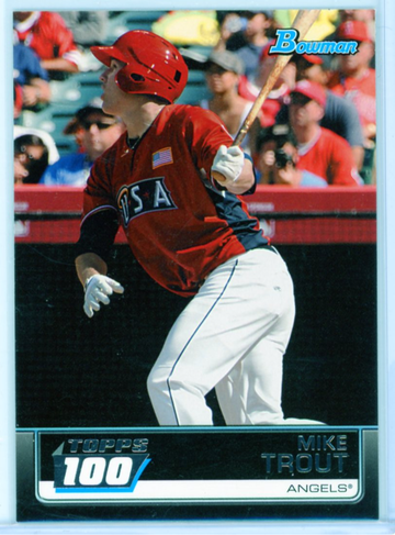 2011 Bowman Topps 100 #TP90 Mike Trout