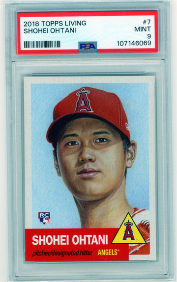2018 Topps Living #7 Shohei Ohtani PSA 9 MINT!