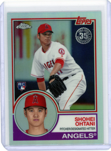 2018 Topps Chrome #83T-6 Mike Trout 1983 Topps