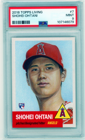 2018 Topps Living #7 Shohei Ohtani PSA 9 MINT!