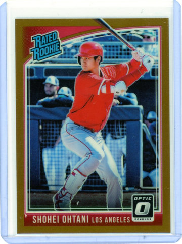 2018 Panini Donruss Optic #56 Shohei Ohtani Rated Rookie Bronze