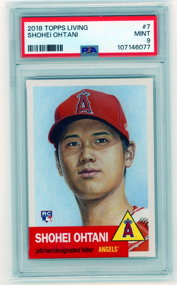 2018 Topps Living #7 Shohei Ohtani PSA 9 MINT!