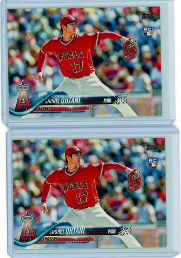 2X-2018 Topps Complete Set #700 Shohei Ohtani