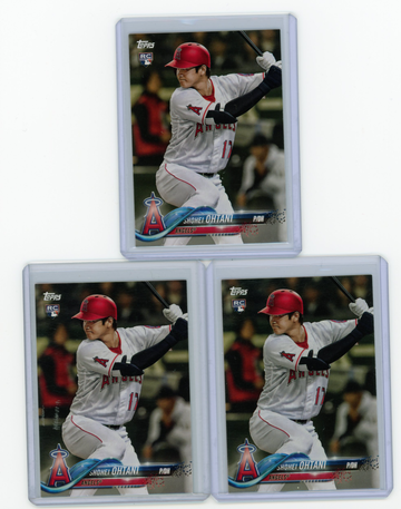 3X-2018 Topps Team Set A-17 Shohei Ohtani RC