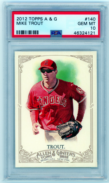 2012 Topps A&G #140 Mike Trout PSA 10 GEM MINT!