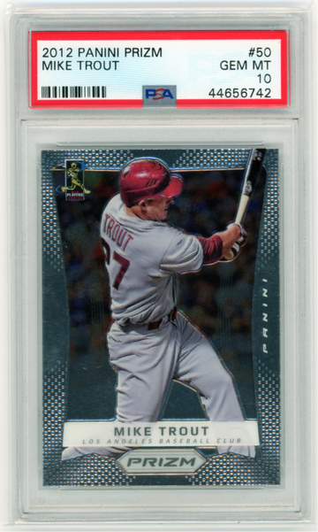 2012 Panini Prizm #50 Mike Trout PSA 10 GEM MINT!