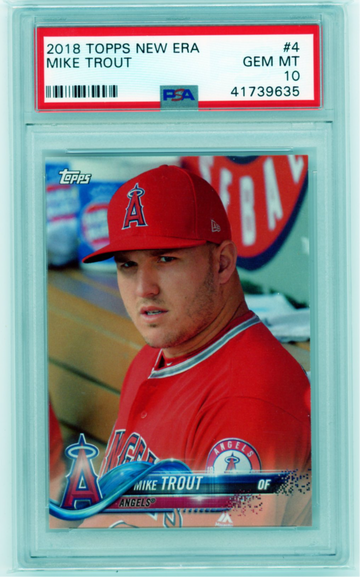 2018 Topps New Era #4 Mike Trout PSA 10 GEM MINT!