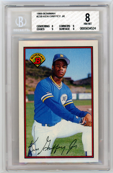 1989 Bowman #220 Ken Griffey Jr. BGS 8 NM-MT!