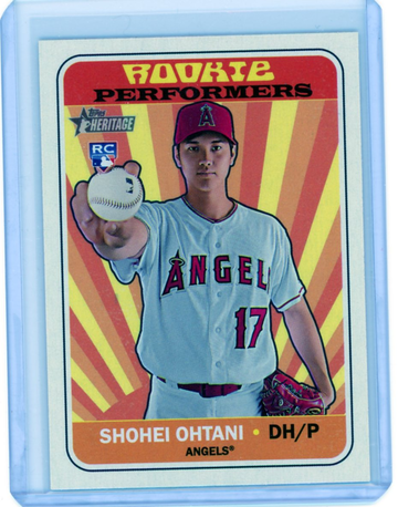2018 Topps Heritage #RP-SO Shohei Ohtani Rookie Performers!