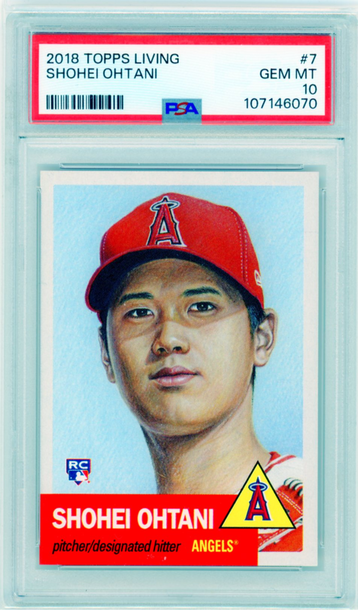 2018 Topps Living #7 Shohei Ohtani PSA 10 GEM MINT!