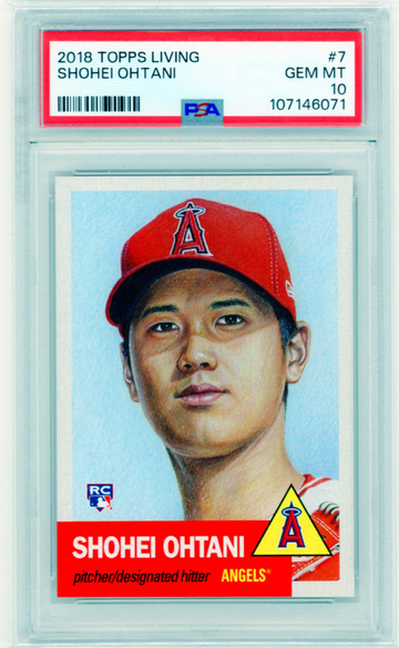 2018 Topps Living #7 Shohei Ohtani PSA 10 GEM MINT!