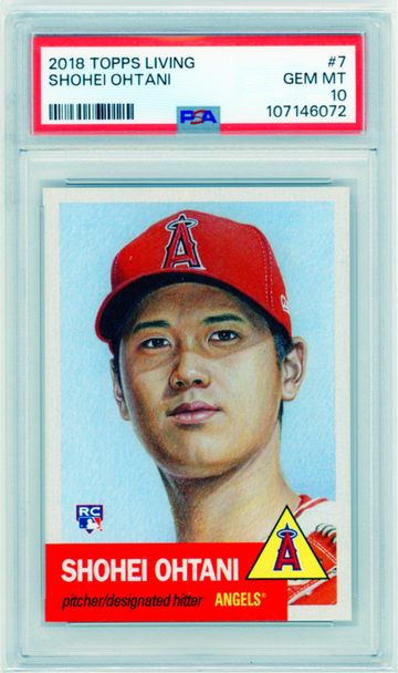 2018 Topps Living #7 Shohei Ohtani PSA 10 GEM MINT!