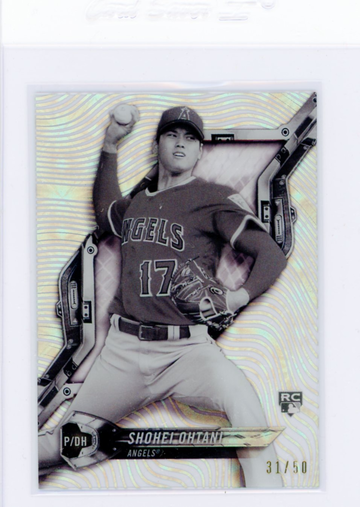 2018 Topps High Tek HT-SO Shohei Ohtani Black and White Image Variation