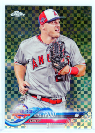 2018 Topps Chrome Update HMT69 Mike Trout Xfractor!