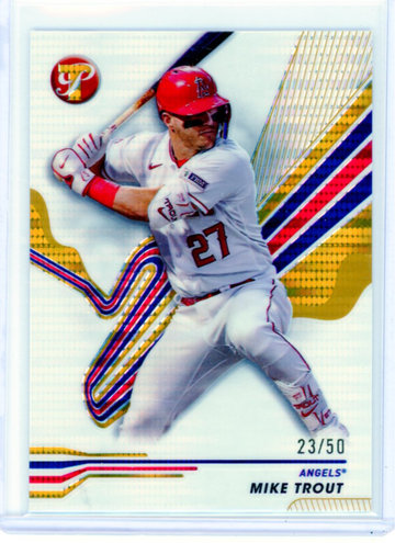 2024 Topps Pristine #8 Mike Trout Pristine Gold Refractor!