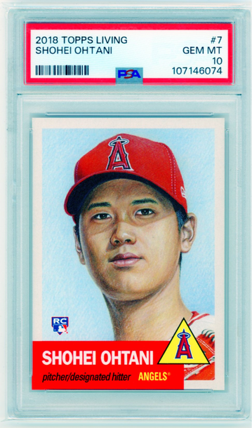 2018 Topps Living #7 Shohei Ohtani PSA 10 GEM MINT!