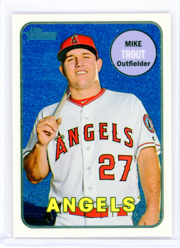 2018 Topps Heritage Chrome #275 Mike Trout 