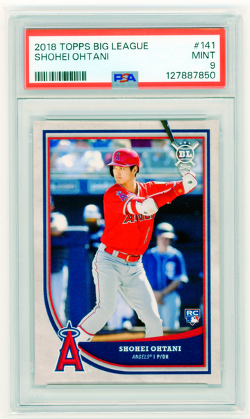 2018 Topps Big League #141 Shohei Ohtani PSA 9 MINT!