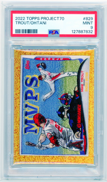 2022 Topps Project70 #829 Trout/Ohtani PSA 9 MINT!