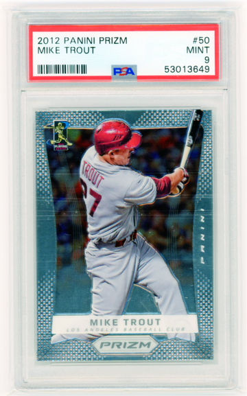 2012 Panini Prizm #50 Mike Trout PSA 9 MINT!