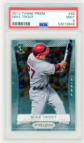 2012 Panini Prizm #50 Mike Trout PSA 9 MINT!