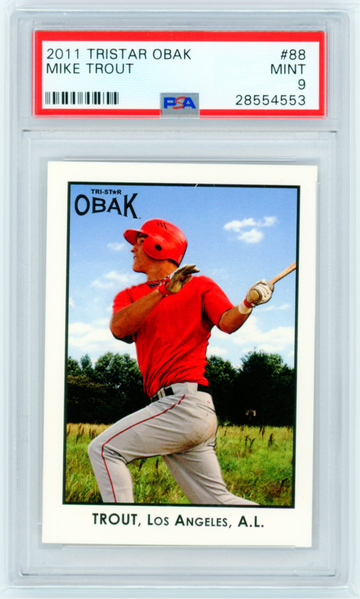 2011 Tristar Obak #88 Mike Trout PSA 9 MINT!