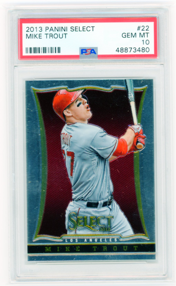2013 Panini Select #22 Mike Trout PSA 10 GEM MINT!