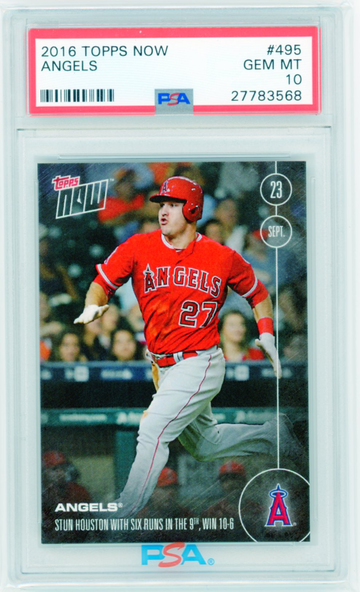 2016 Topps Now #495 Angels PSA 10 GEM MINT!