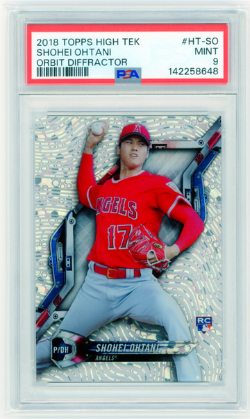 2018 Topps High Tek #HT-SO Shohei Ohtani Orbit Diffractor PSA 9 MINT!