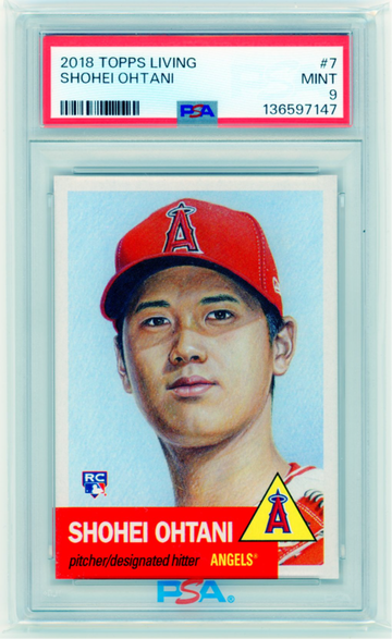 2018 Topps Living #7 Shohei Ohtani PSA 9 MINT!