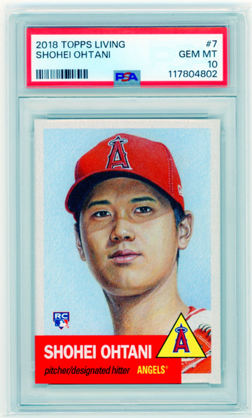2018 Topps Living #7 Shohei Ohtani PSA 10 GEM MINT!