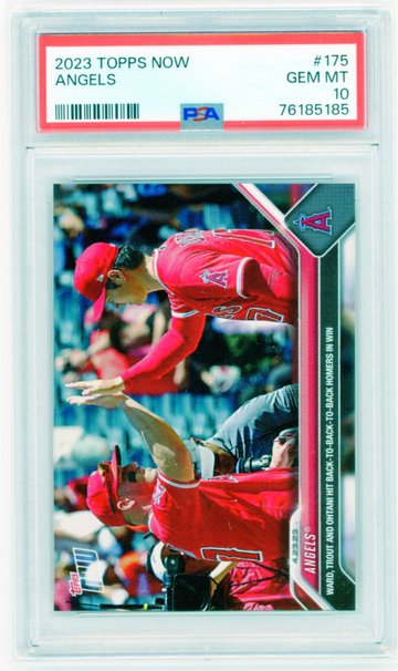 2023 Topps Now #175 Angels PSA 10 GEM MINT!
