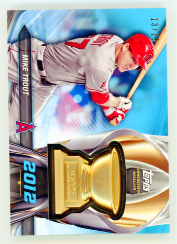 2018 Topps Complete Set All Star Rookie Commemorative Medallion Mike Trout