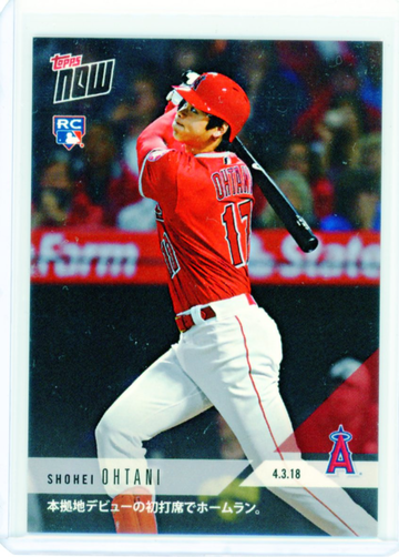 2018 Topps Now 32J Shohei Ohtani Japanese