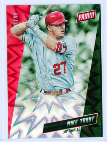 2019 Panini National #36 Mike Trout Explosion