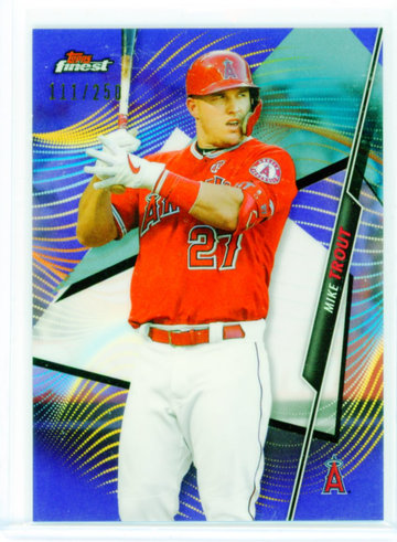 2020 Finest #1 Mike Trout Purple Refractor