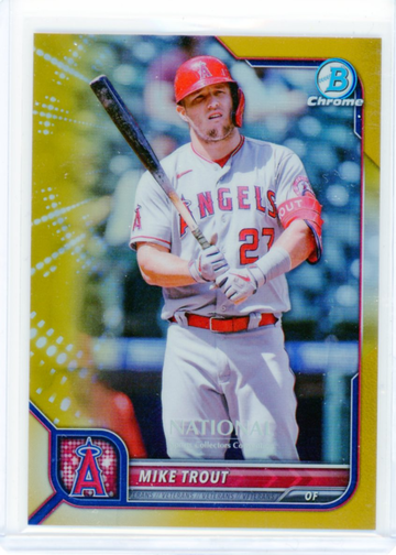 2022 Bowman Chrome National #NSCC-MT Mike Trout Gold Refractor