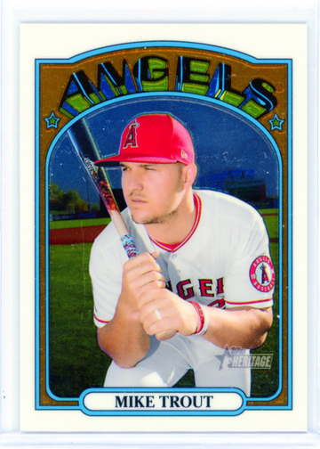 2021 Topps Heritage Chrome #169 Mike Trout